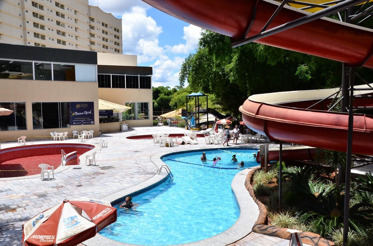 Apartamento Golden Dolphin Grand Caldas Novas Exteriér fotografie
